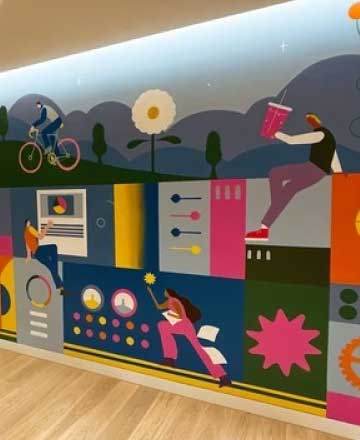 Mural installations